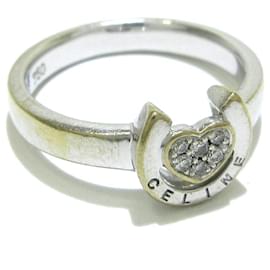 Céline-Céline Ring-Silvery