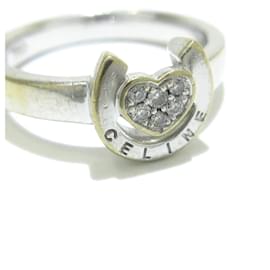 Céline-Céline Ring-Silvery