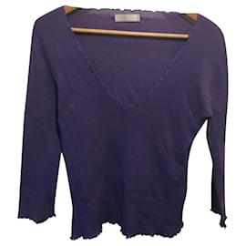 Prada-Top in maglia lilla chiaro di Prada-Porpora