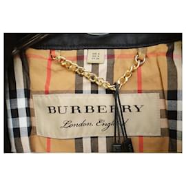 Burberry-Gabardina Burberry modelo Chelsea nuevo estado, taille 34-Negro