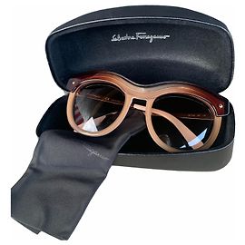 Salvatore Ferragamo Occhiali da sole Nero D'oro