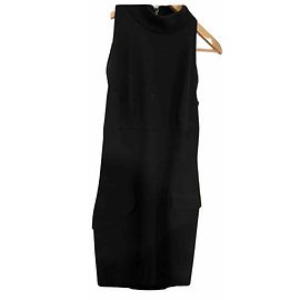 Vestido Valentino de algodón negro Negro