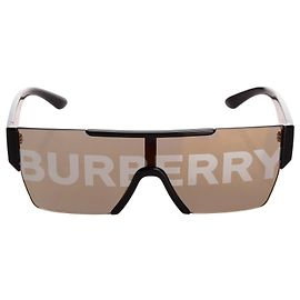 Burberry Brown Logo Lens D-Frame Sunglasses Brown Black