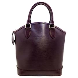 Louis Vuitton-Louis Vuitton Purple Epi Lockit Vertical-Purple