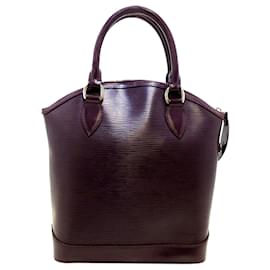 Louis Vuitton-Louis Vuitton Purple Epi Lockit Vertical-Purple