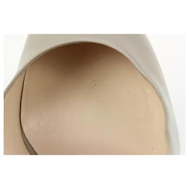 Saint Laurent-Stone Beige Tribtoo 105 Platform Pumps-Other