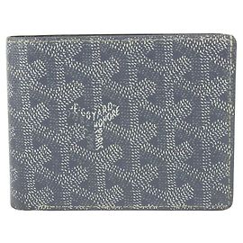 Goyard Grey Chevron Victoire Men's Bifold Wallet Other