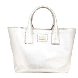 Dolce & Gabbana Dolce&Gabbana White Leather Tote Bag White