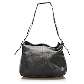 Fendi-Fendi Sac à bandoulière en cuir Selleria noir-Noir