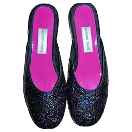 Gerard Darel Sequined mules from Gérard Darel. Navy blue