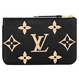 Louis Vuitton-Pochette com forro em LV-Preto