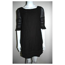 Juicy Couture-Mini dress with chiffon sleeves-Black