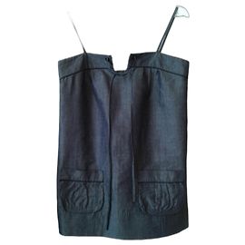 Zapa Blue Cotton Top Blue