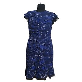 Robe Three Floors Fashion Bleue Bleu