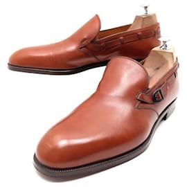 Christian Dior-NEW CHRISTIAN DIOR STEFANOBI LOAFERS WITH BUCKLE 9 43 Loafers-Brown