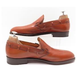 Christian Dior-NEW CHRISTIAN DIOR STEFANOBI LOAFERS WITH BUCKLE 9 43 Loafers-Brown