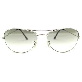 ÓCULOS DE SOL RAY-BAN COCKPIT BB3362 CAIXA DE METAL DE PRATA + ÓCULOS DE SOL Prata