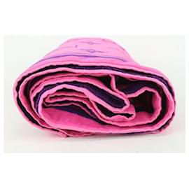 Louis Vuitton-Neon Pink Vuittamins Monogram Beach Towel-Other