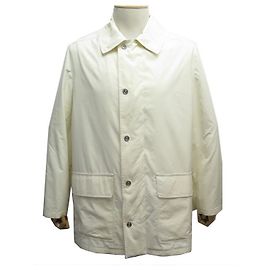 Hermès HERMES SPORT JACKET WINDBREAKER JACKET M 50 JACKET VEST CREAM Cream