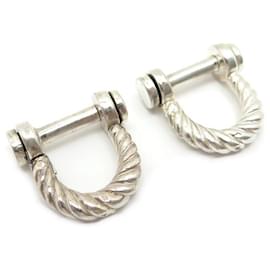 Autre Marque VINTAGE PERCIN GAETAN CUFFLINKS SILVER STRINGS 18GR CUFFLINKS Silvery