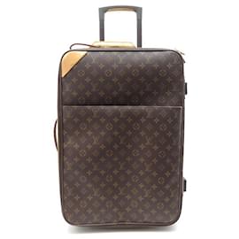 Louis Vuitton-LOUIS VUITTON PEGASE SUITCASE 55 IN MONOGRAM M CANVAS41266 CANVAS SUITCASE-Brown