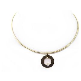 COLLAR DINH VAN TARGET 41 cm de oro amarillo 18CADENA K Y DIAMANTE 19.9COLLAR GR ORO Dorado