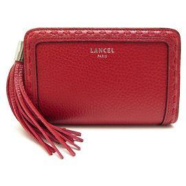 Lancel NEW PREMIER FLIRT A WALLET11136 RED LEATHER NEW WALLET COIN WALLET Red