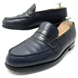 JM Weston-JM WESTON LOAFERS 180 7E 41.5 l 42 SAINT HONORE COLLECTION-Navy blue