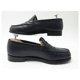 JM Weston-JM WESTON LOAFERS 180 7E 41.5 l 42 SAINT HONORE COLLECTION-Navy blue