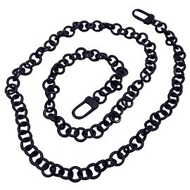 Tracolla catena Louis Vuitton amovibile nera Nero
