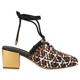Salvatore Ferragamo Mules Laino entrelacées Noir