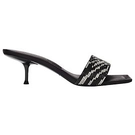 Alexander Wang Jessie 55 Sandali in Zebra Strass Nero