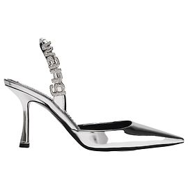 Alexander Wang Grazia 85 Décolleté in argento metallizzato Metallico