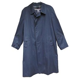 raincoat man Burberry vintage t 52 Navy blue