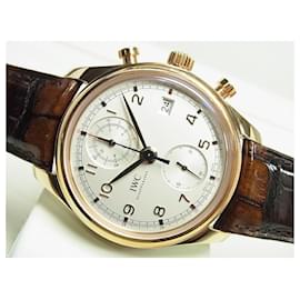 IWC-IWC Portugieser Chrono classic RG IW390402 Genuine goods Mens-Silvery