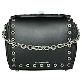 Alexander Mcqueen-Black Box 16 Clutch/ Shoulder Bag-Black