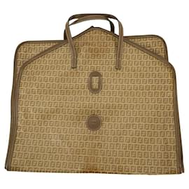 Fendi-Sac à vêtements en cristal Monogram FF Zucca-Autre