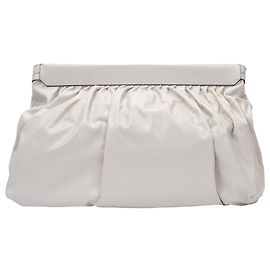 Isabel Marant Luzel Clutches Ecru Preto