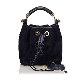 Chloé Bolsa de gala de piel azul de Chloe Azul Azul oscuro