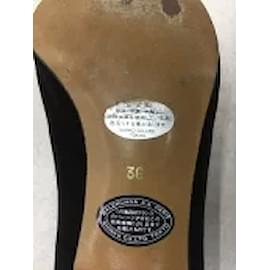 Balenciaga-[Used] BALENCIAGA ◆ Balenciaga / Pumps / 36 / BLK / Suede / 1932 / Studs / Heel damage [Shoes]-Black