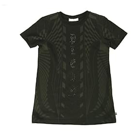 Philipp Plein-T-shirt Philipp Plein Junior Noir Gris Logo Top Coton pour garçon ou fille 14 -15-Noir,Gris