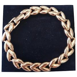 Pulsera loewe chapada en oro Dorado