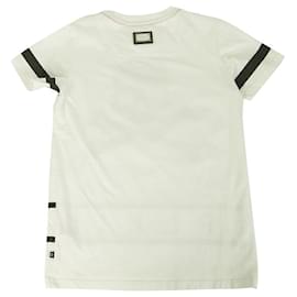 Philipp Plein-Philipp Plein Junior White Skull Top Cotton T - Shirt for boys or girls 14 - 15-White