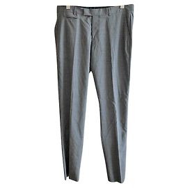 MONCLER 4 seasons light wool pants Grey
