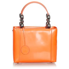 Dior Orange Malice Lederhandtasche Orange