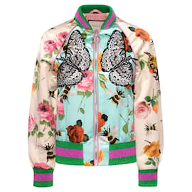 Gucci-5K$ Silk Bomber Jacket-Multiple colors