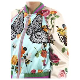 Gucci-5K$ Silk Bomber Jacket-Multiple colors