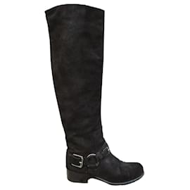 Dior-Dior p thigh boots 38-Black