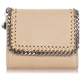 Stella Mc Cartney Cartera continental Stella McCartney Falabella marrón Castaño Beige