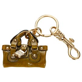 Chloé Porte-clés Chloe Green Paddington Doré Vert Vert foncé